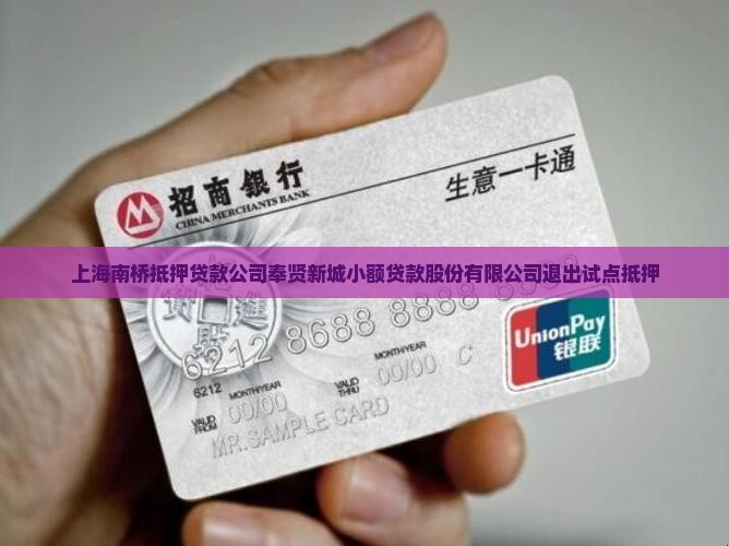 上海南桥车抵押贷款公司