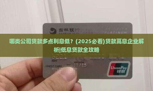 哪类公司贷款多点利息低