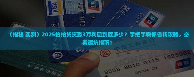 拍拍贷贷款3万利息多少