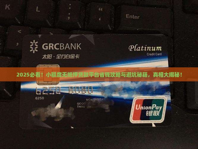 小额度无抵押贷款平台