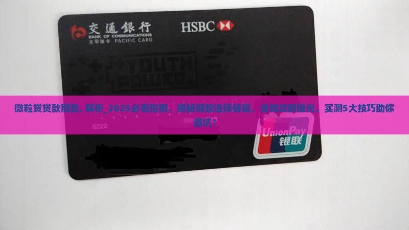 微粒贷贷款期数
