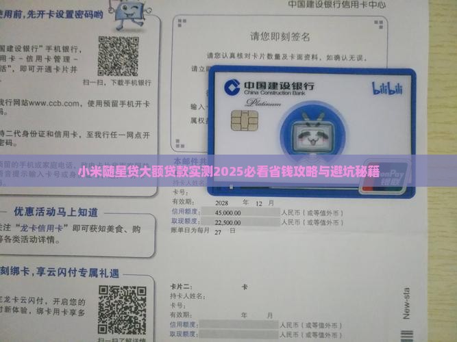小米随星贷大额贷款