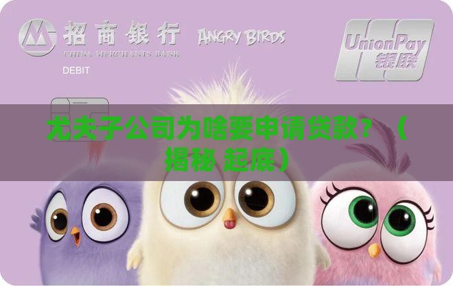 尤夫子公司申请贷款