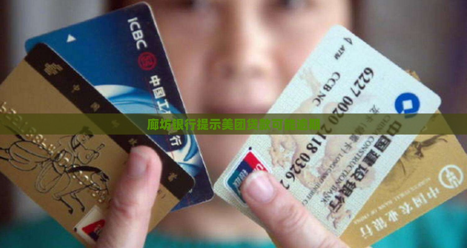 廊坊银行发来美团贷款