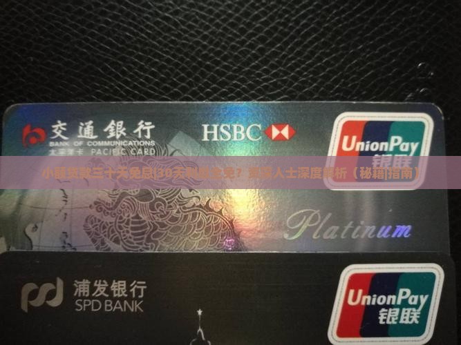 小额贷款三十天免息
