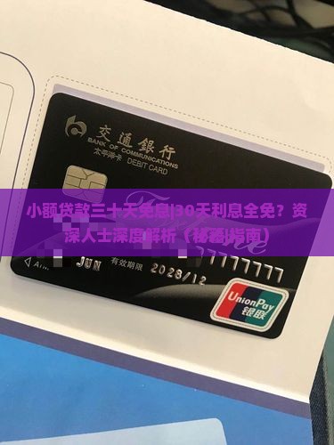 小额贷款三十天免息