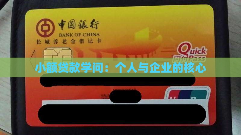 小额贷款学问