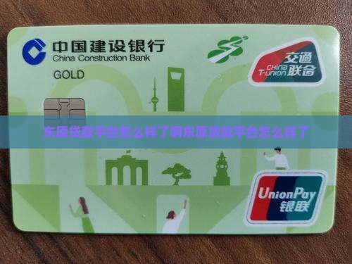东原贷款平台怎么样了