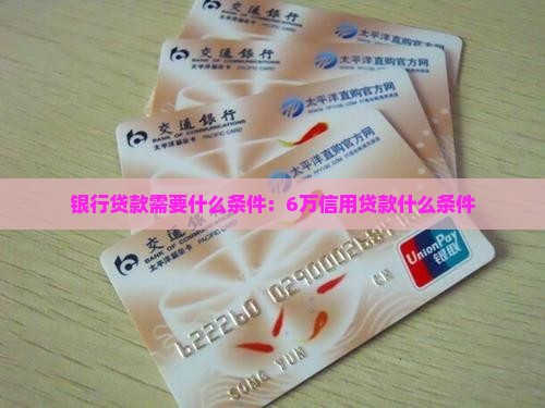 6万银行信用贷款要求