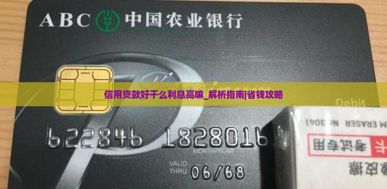 信用贷款好干么利息高嘛 信用贷款好干么利息高嘛