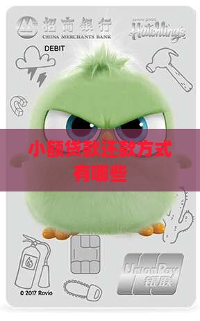 小额贷款现在怎样还款