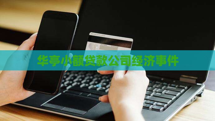 华亭市小额贷款经济事件