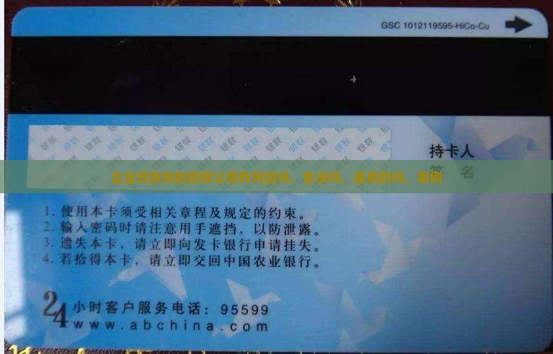 企业贷款找的担保公司