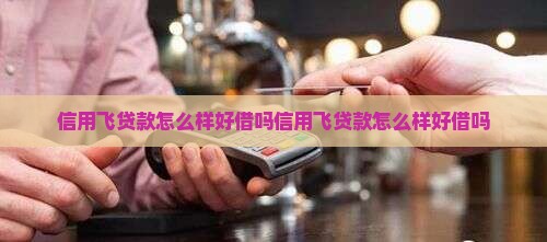 信用飞贷款怎么样好借吗