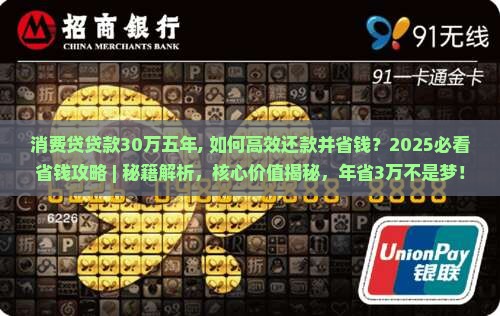 消费贷贷款30万五年