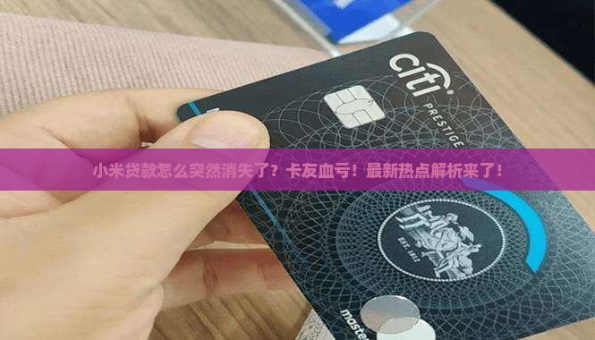 小米贷款消失