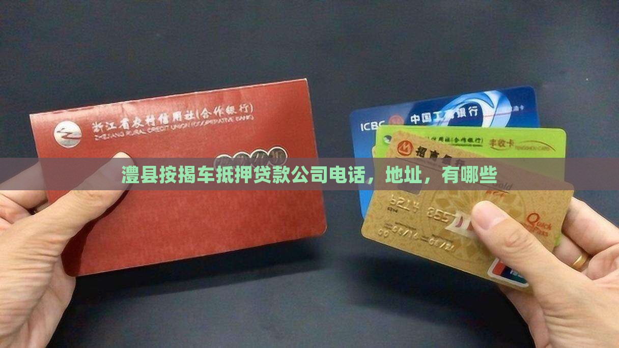 澧县按揭车抵押贷款公司