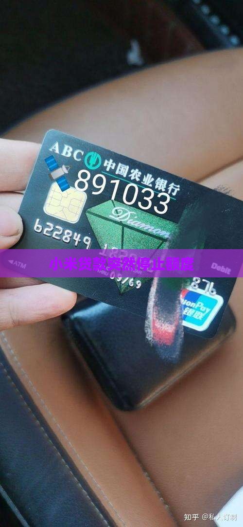 小米贷款停止了额度