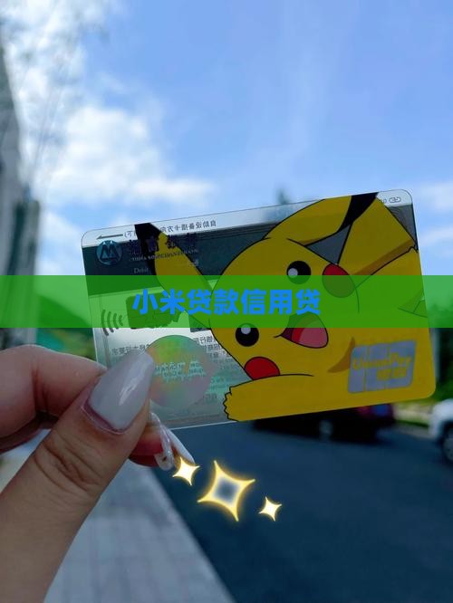 小米贷款信用贷