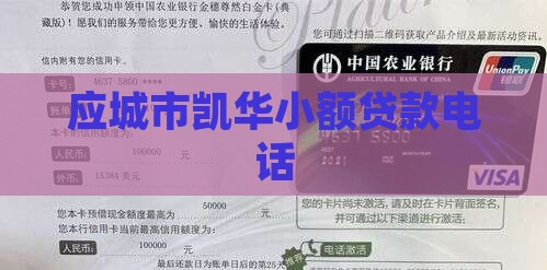 应城市凯华小额贷款电话