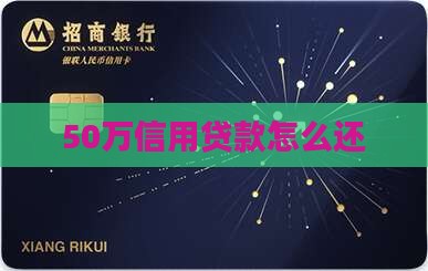 50万信用贷款怎么还