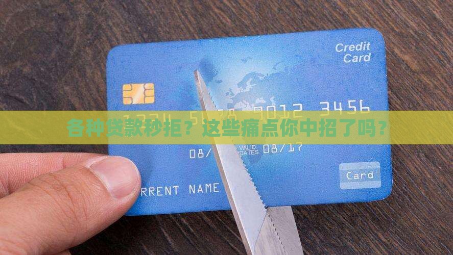 各种贷款秒拒