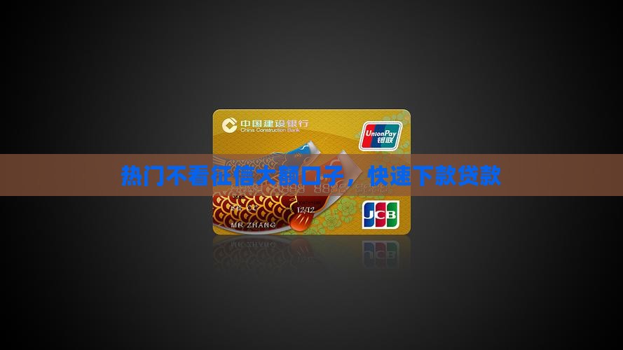 不查征信大额贷款口子