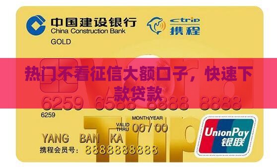 不查征信大额贷款口子