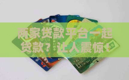 两家贷款平台一起贷款