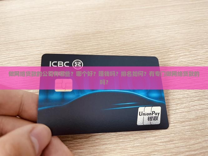 做网络贷款的公司有哪些？哪个好？赚钱吗？排名如何？有专门做网络贷款的吗？