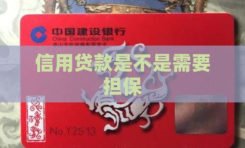 信用贷款是不是需要担保