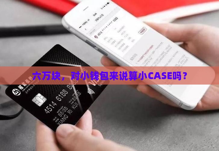 六万块，对小钱包来说算小CASE吗？