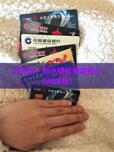 六万块，对小钱包来说算小CASE吗？