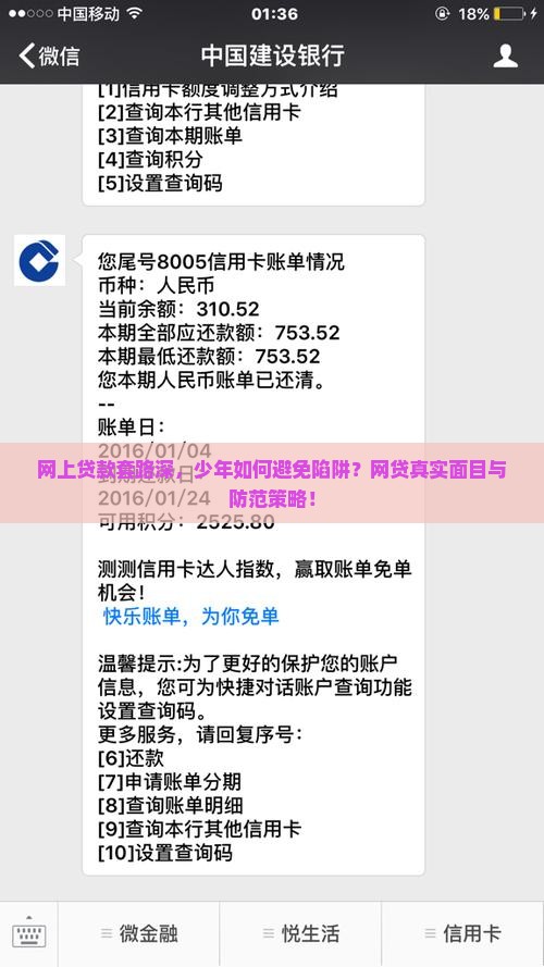 网上贷款套路深，少年如何避免陷阱？网贷真实面目与防范策略！