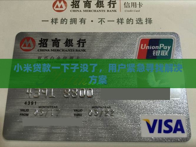 小米贷款一下子没了，用户紧急寻找解决方案