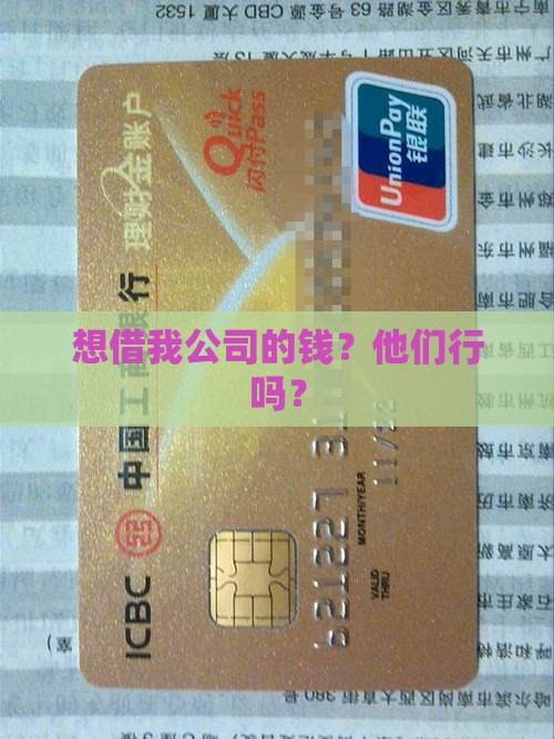 想借我公司的钱？他们行吗？
