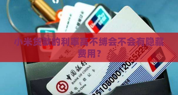 小米贷款的利率高不缚会不会有隐藏费用？
