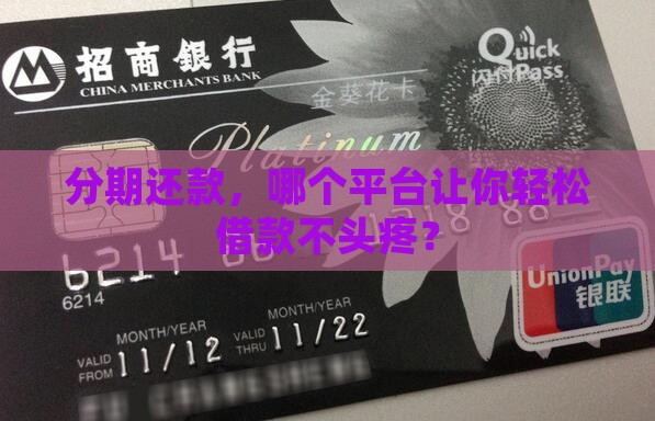 分期还款，哪个平台让你轻松借款不头疼？