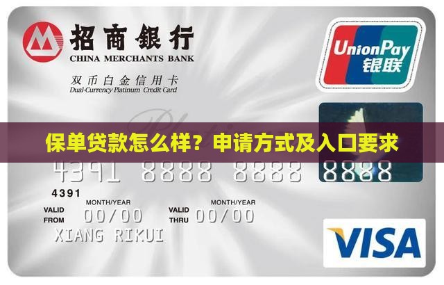 保单贷款怎么样？申请方式及入口要求