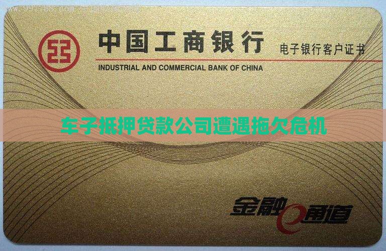 车子抵押贷款公司遭遇拖欠危机
