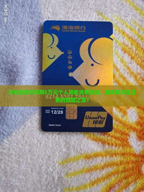 月光族如何利用5万元个人其他消费贷款，解决每月生活费的燃眉之急？