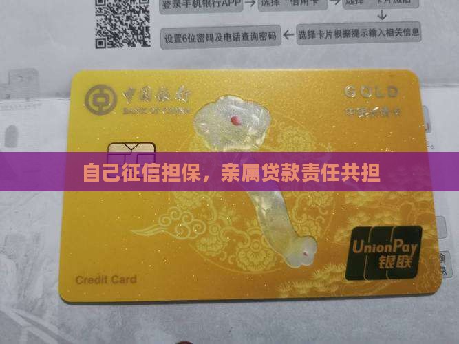 自己征信担保，亲属贷款责任共担