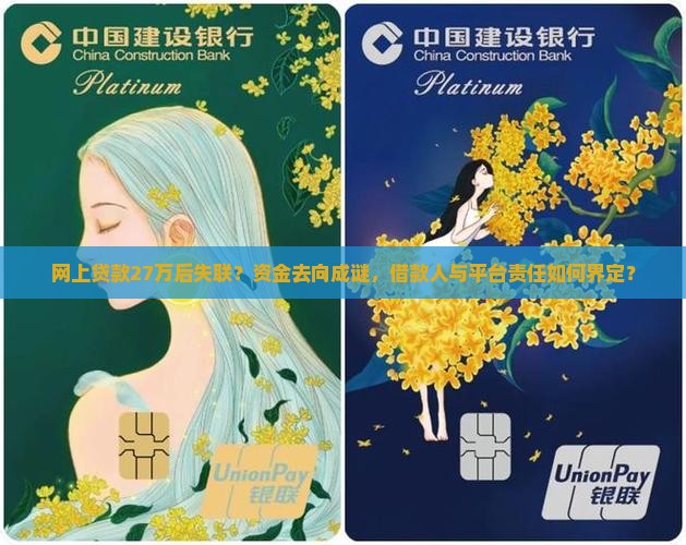 网上贷款27万后失联？资金去向成谜，借款人与平台责任如何界定？