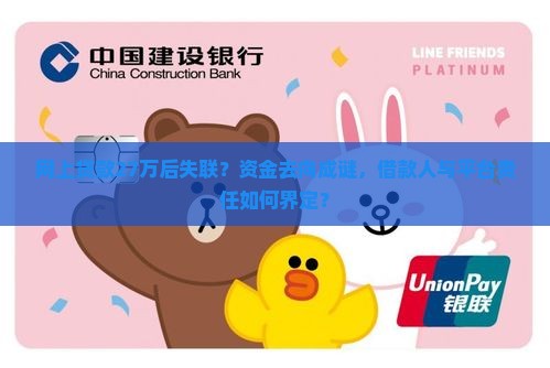 网上贷款27万后失联？资金去向成谜，借款人与平台责任如何界定？