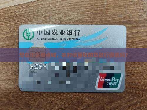 想在市区借点钱，农村信用社的贷款行得通吗？