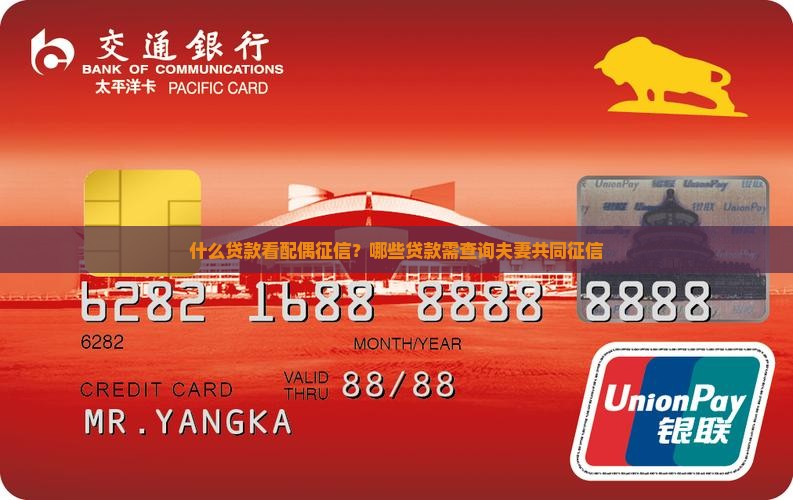 什么贷款看配偶征信