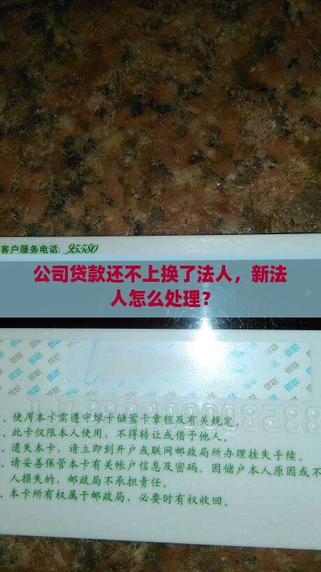 公司贷款还不上换了法人