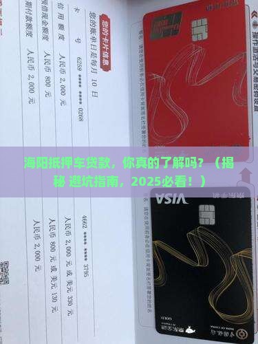 海阳市抵押车贷款公司