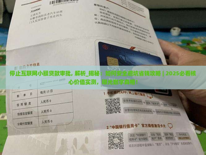 停止互联网小额贷款审批