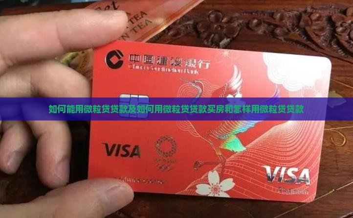 如何能用微粒贷贷款